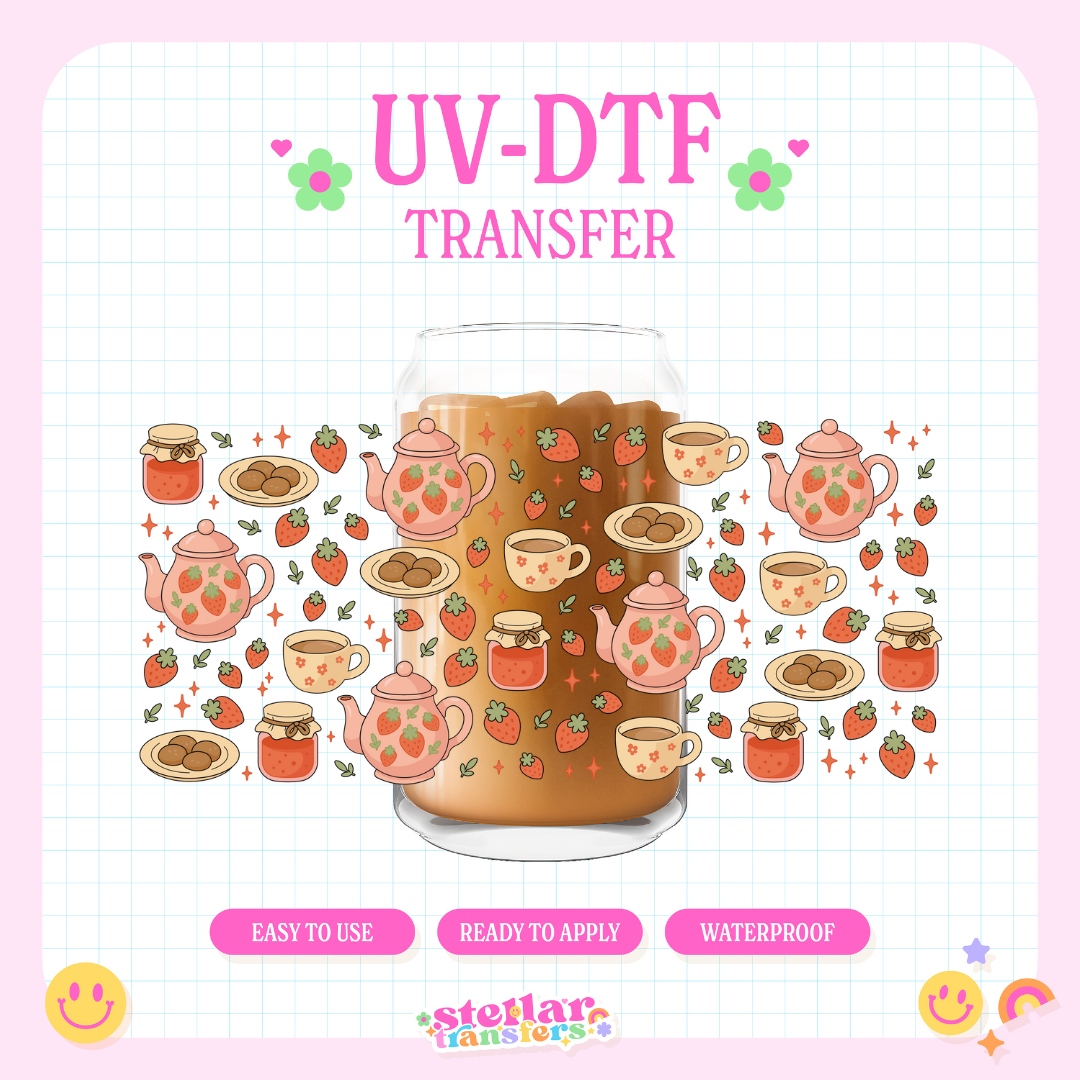 STRAWBERRY TEA - 16 OZ UV DT