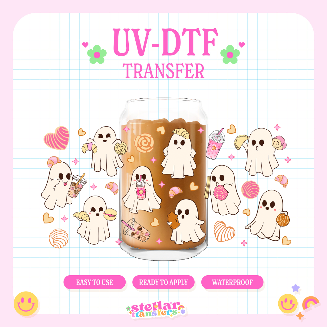 PAN DULCE GHOSTIES - 16 OZ UV DTF