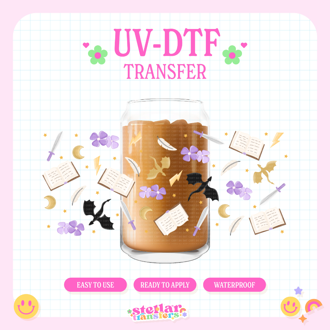 DRAGON RIDER - 16 OZ UV DTF