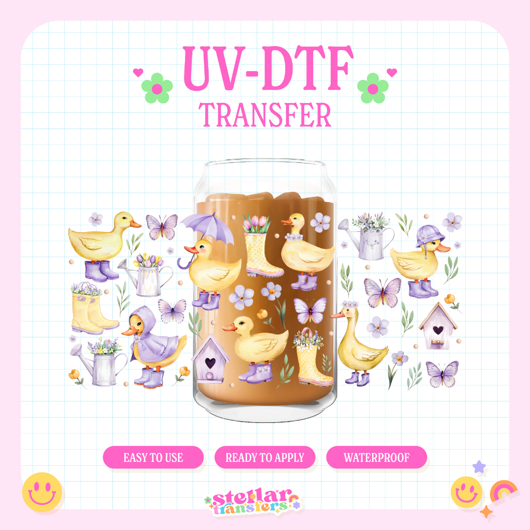 DUCKS - 16 OZ UV DTF