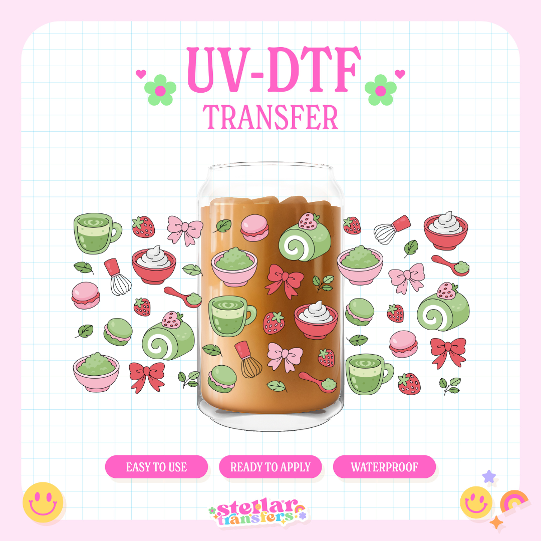 BERRY MATCHA - 16 OZ UV DTF