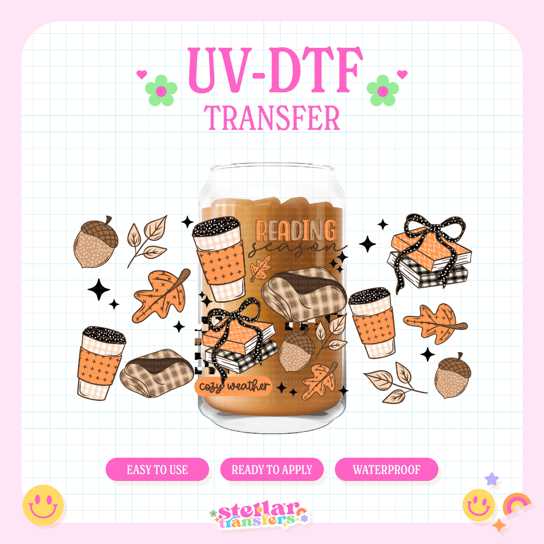 READING SEASON - 16 OZ UV DTF