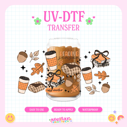READING SEASON - 16 OZ UV DTF