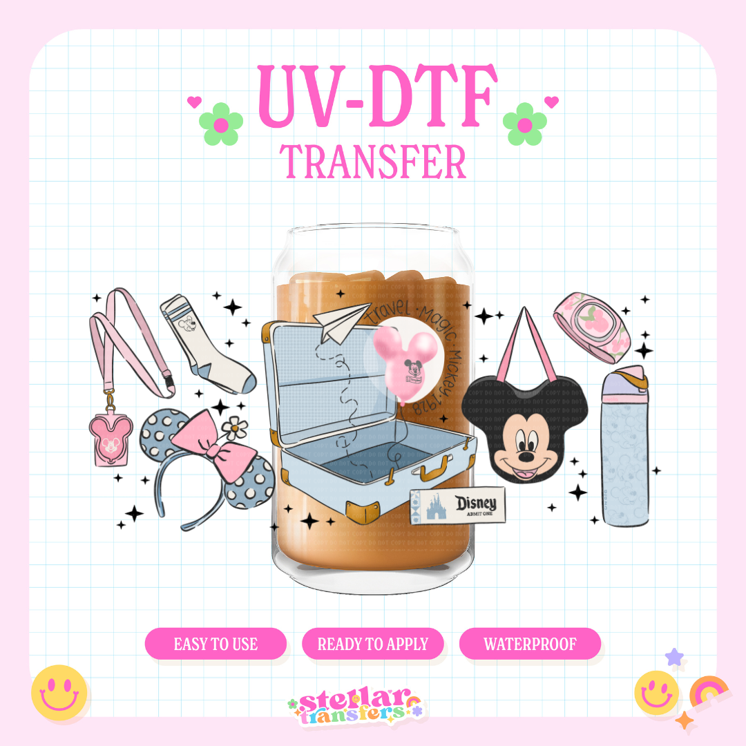 DISNY TRAVEL MORE - 16 OZ UV DTF