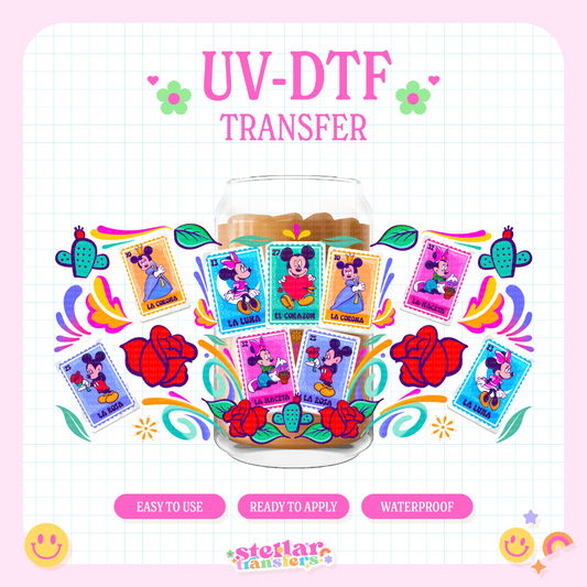 MOUSE LOTERIA - 16 OZ UV DTF
