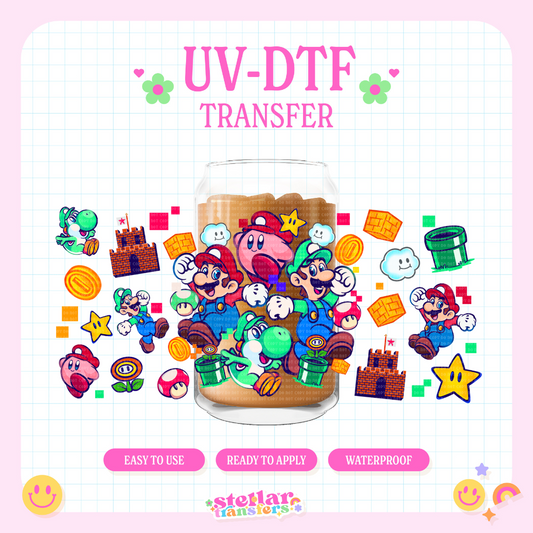 BROS GAME - 16 OZ UV DTF