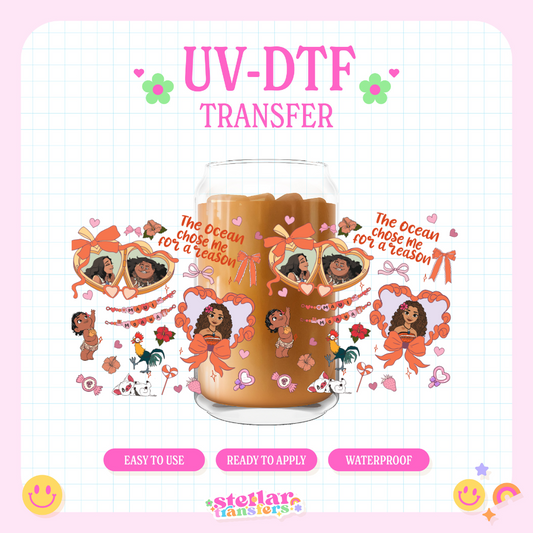 COQUETTE WATER PRINCESS - 16 OZ UV DTF