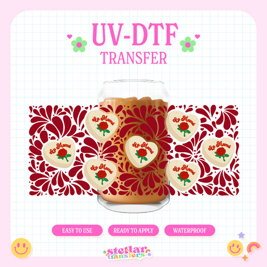 MAMA RED TALAVERA - 16 OZ UV DTF