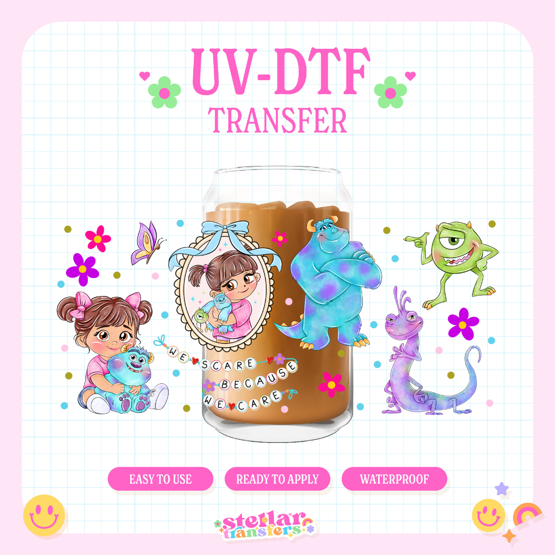 WE SCARE COQUETTE - 16 OZ UV DTF