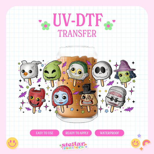 NBC POPSICLES - 16 OZ UV DTF