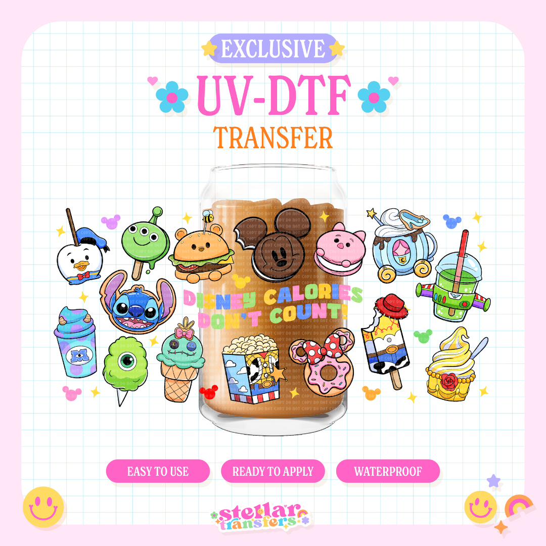 PARK CALORIES DONT COUNT EXCLUSIVE - 16 OZ UV DTF