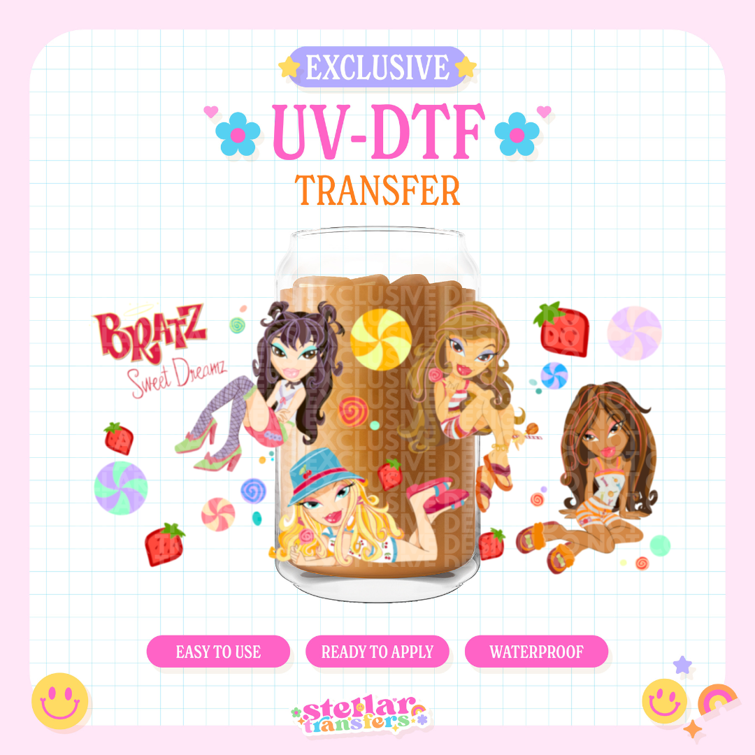 SWEET DREAMZ DOLLZ EXCLUSIVE - 16 OZ UV DTF