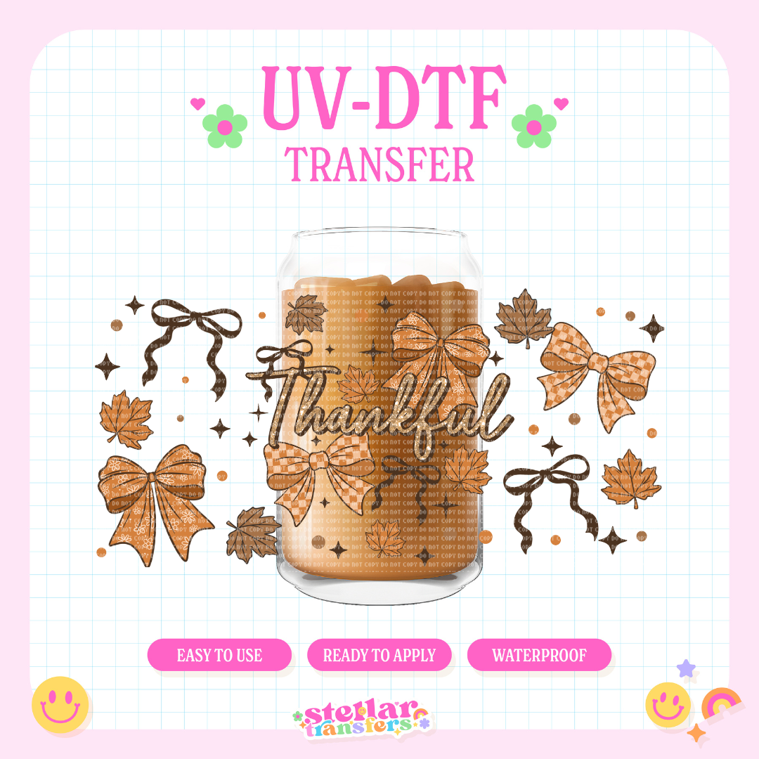 THANKFUL - 16 OZ UV DTF