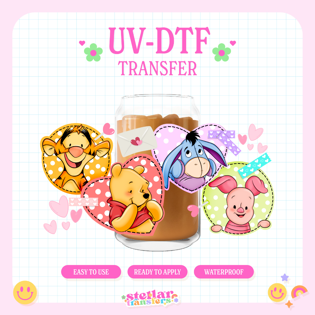 LOVE HONEY PALS - 16 OZ UV DTF