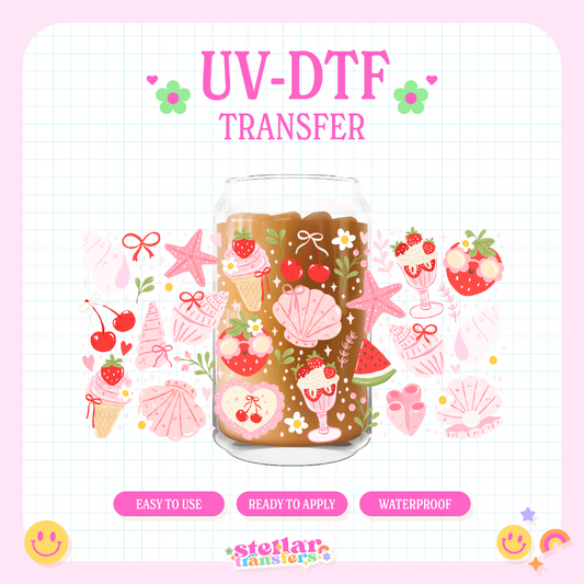 BERRY BEACHY CUTE - 16 OZ UV DTF