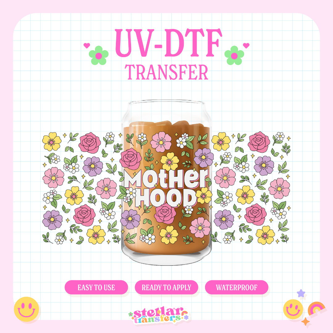 FLORAL MOTHERHOOD - 16 OZ UV DTF
