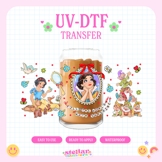 COQUETTE SNOW PRINCESS - 16 OZ UV DTF