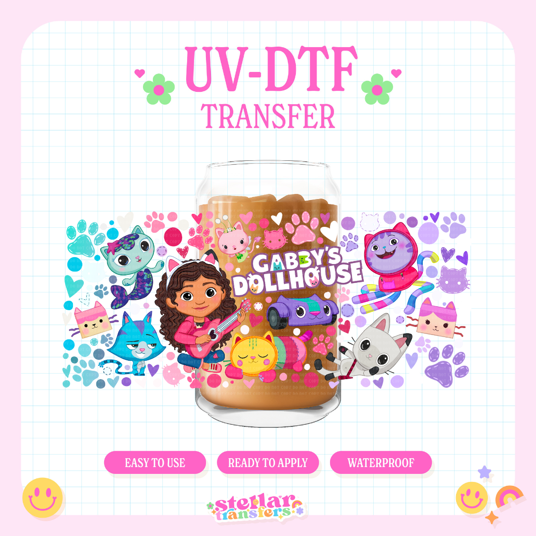 GABY DOLLHOUSE - 16 OZ UV DTF