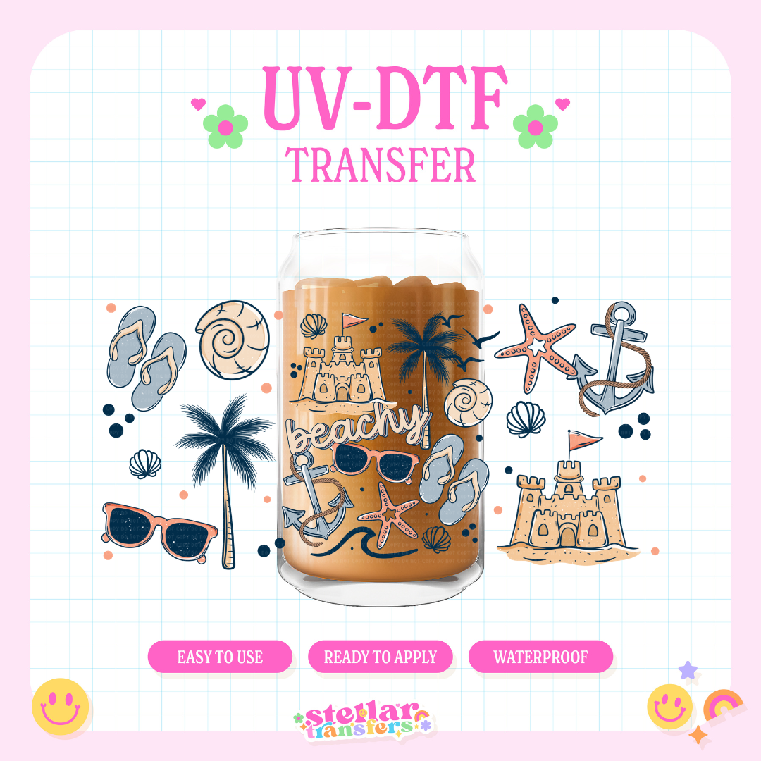 BEACHY - 16 OZ UV DTF