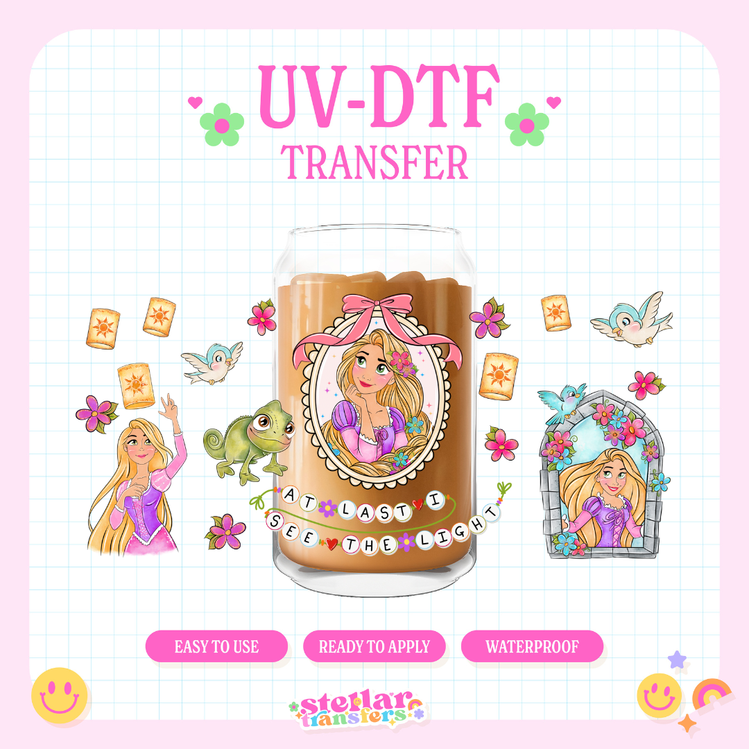 SEE THE LIGHT COQUETTE - 16 OZ UV DTF