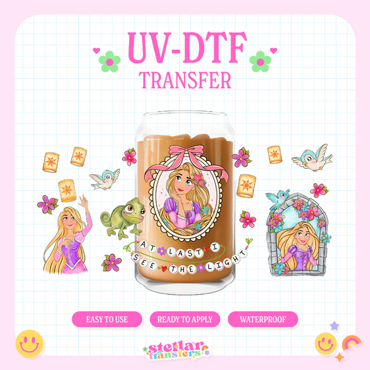 SEE THE LIGHT COQUETTE - 16 OZ UV DTF