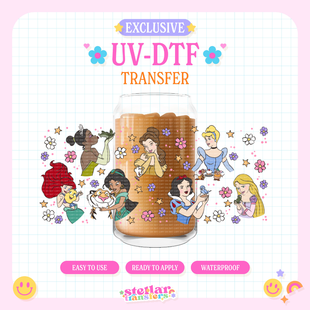PRINCESSES EXCLUSIVE - 16 OZ UV DTF
