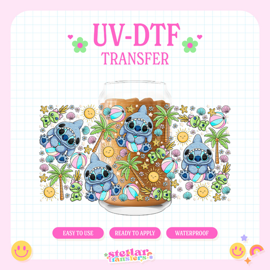 SUMMER ALIEN - 16 OZ UV DTF