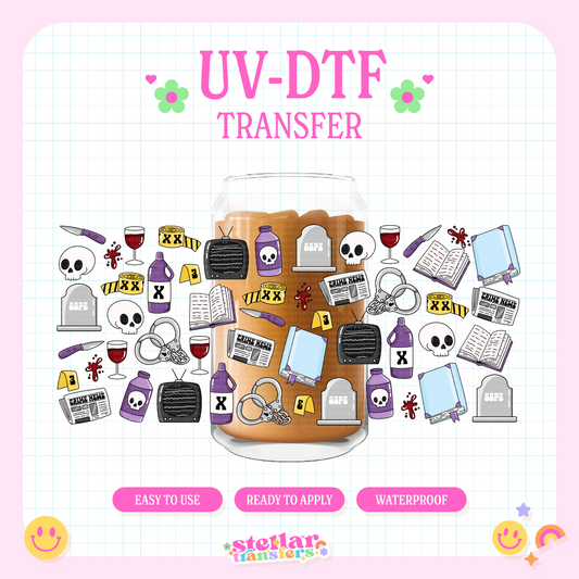 CRIME JUNKIE - 16 OZ UV DTF