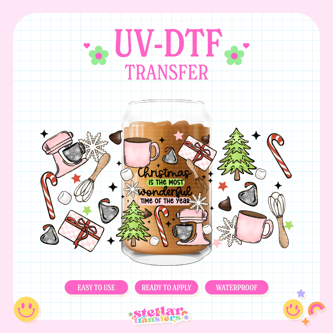 THE MOST WONDERFUL TIME OF THE YEAR - 16 OZ UV DTF