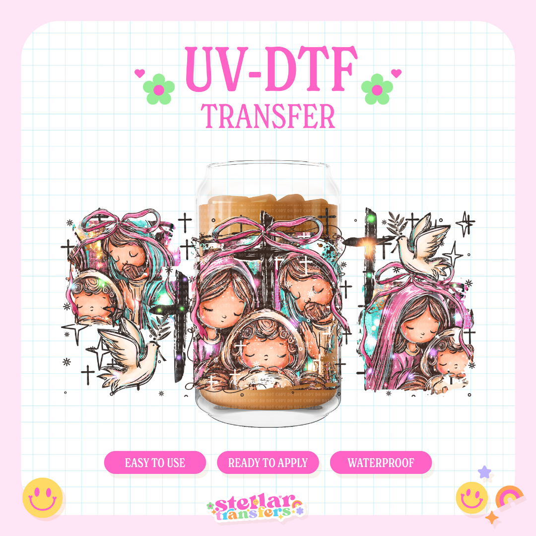 BABY JESUS - 16 OZ UV DTF