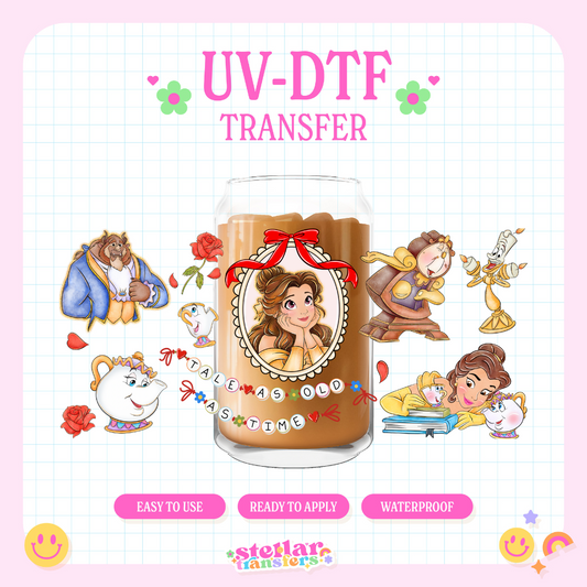 BELLE GIRLY COQUETTE - 16 OZ UV DTF