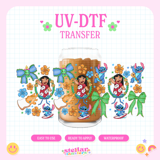 OHANA COQUETTE- 16 OZ UV DTF