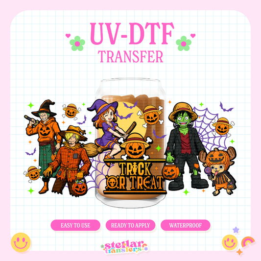 ANIME TRICK OR TREAT - 16 OZ UV DTF