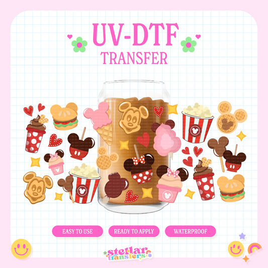 MOUSE SNACKS - 16 OZ UV DTF