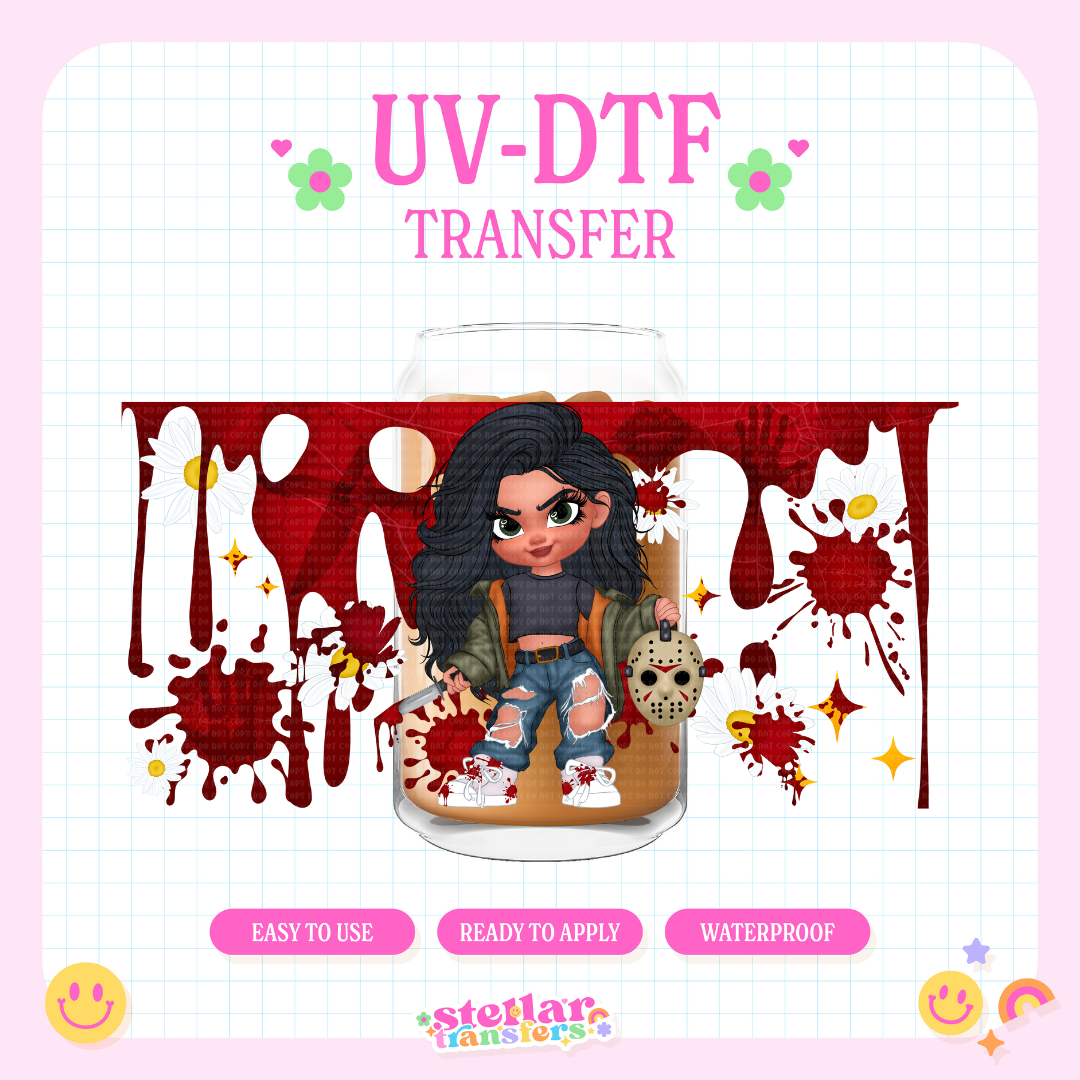 JASON DOLL - 16 OZ UV DTF