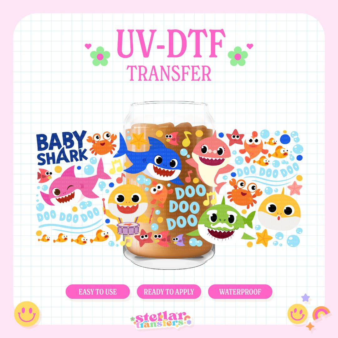 BABY SHRK DOO DOO - 16 OZ UV DTF