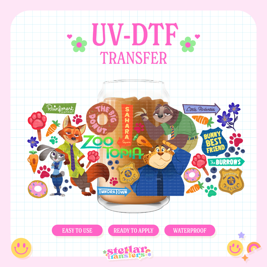 ZOTOPIA - 16 OZ UV DTF