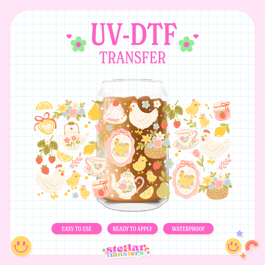 FARMER CHICKEN - 16 OZ UV DTF