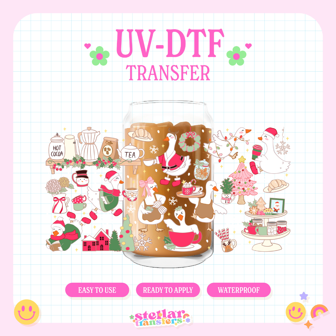 MERRY GOOSEMAS - 16 OZ UV DTF