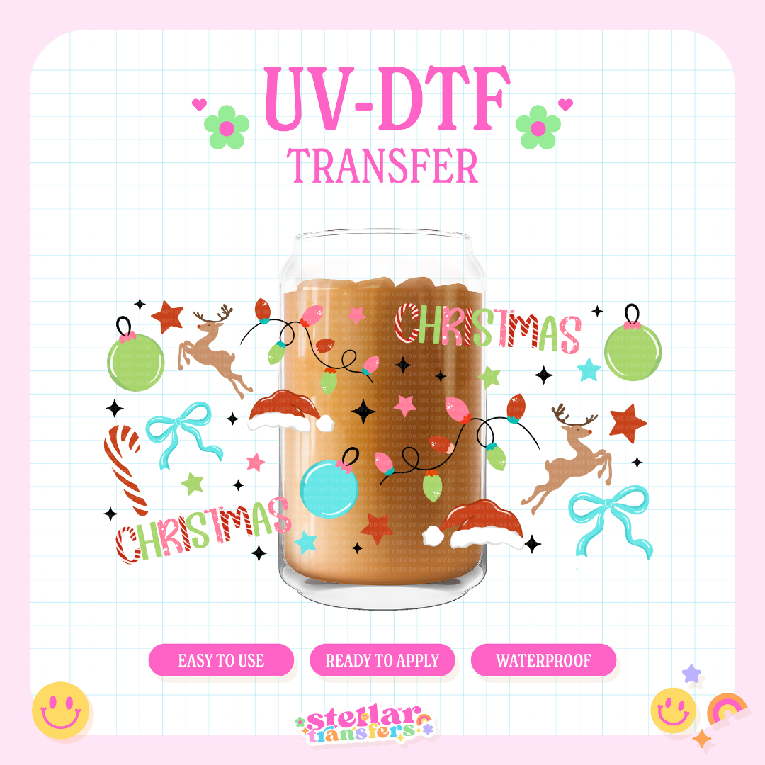 CHRISTMAS - 16 OZ UV DTF