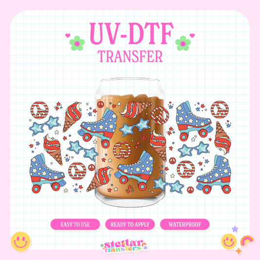 GROOVY JULY - 16 OZ UV DTF
