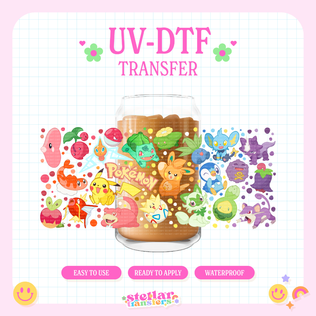 POKE MAN - 16 OZ UV DTF