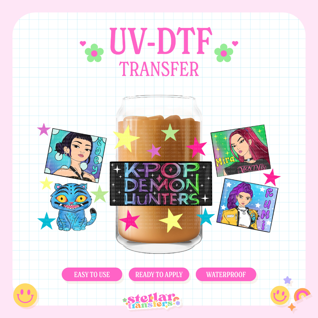 GIRLY K-POP DH - 16 OZ UV DTF