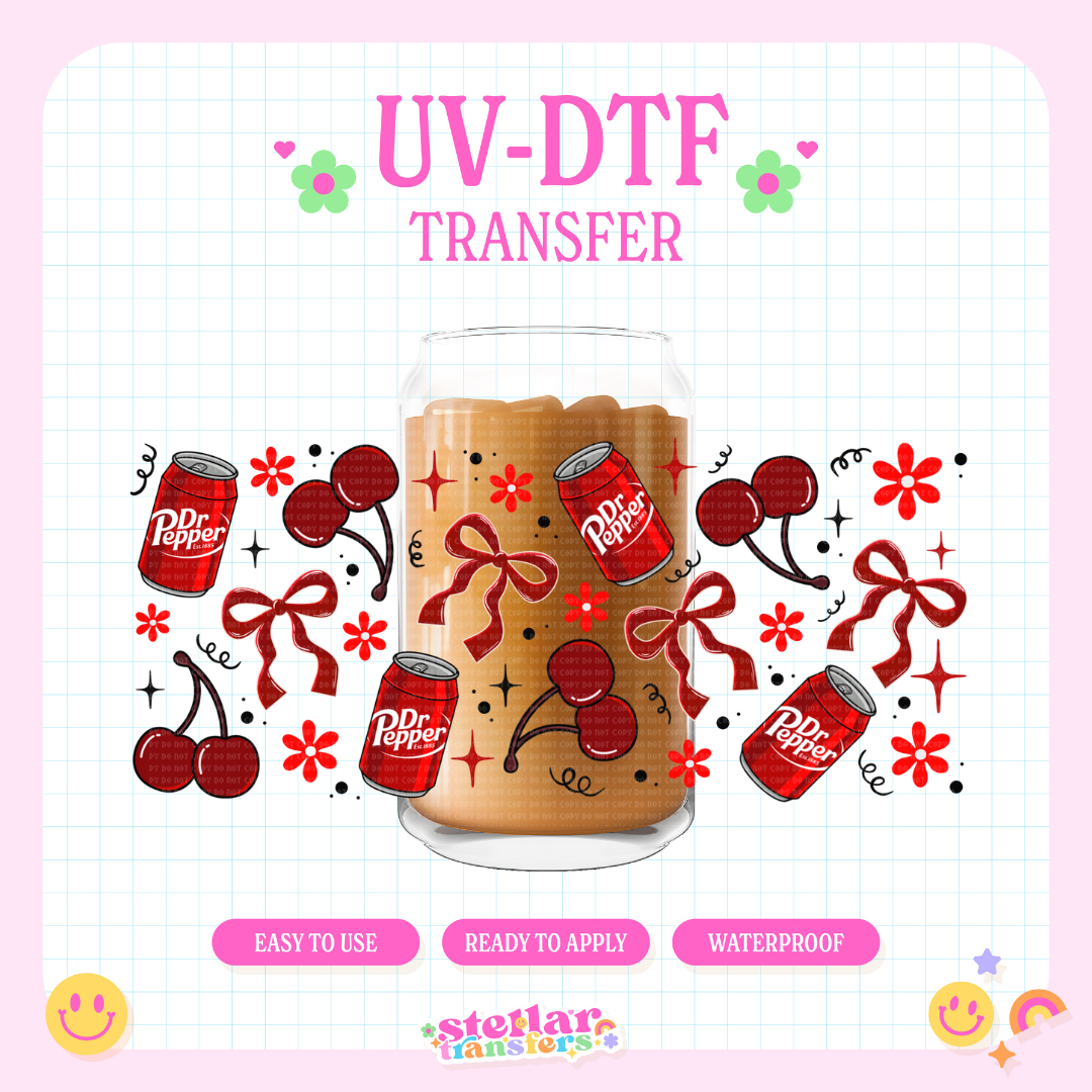 CHERRY DR P SODA - 16 OZ UV DTF