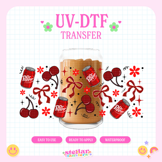 CHERRY DR P SODA - 16 OZ UV DTF
