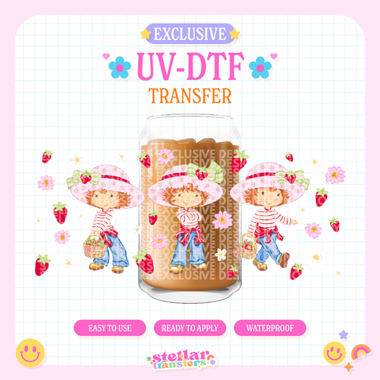 BERRY SHORTCAKE EXCLUSIVE  - 16 OZ UV DTF
