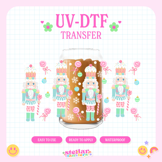 FROSTED CANDY NUTCRACKER - 16 OZ UV DTF