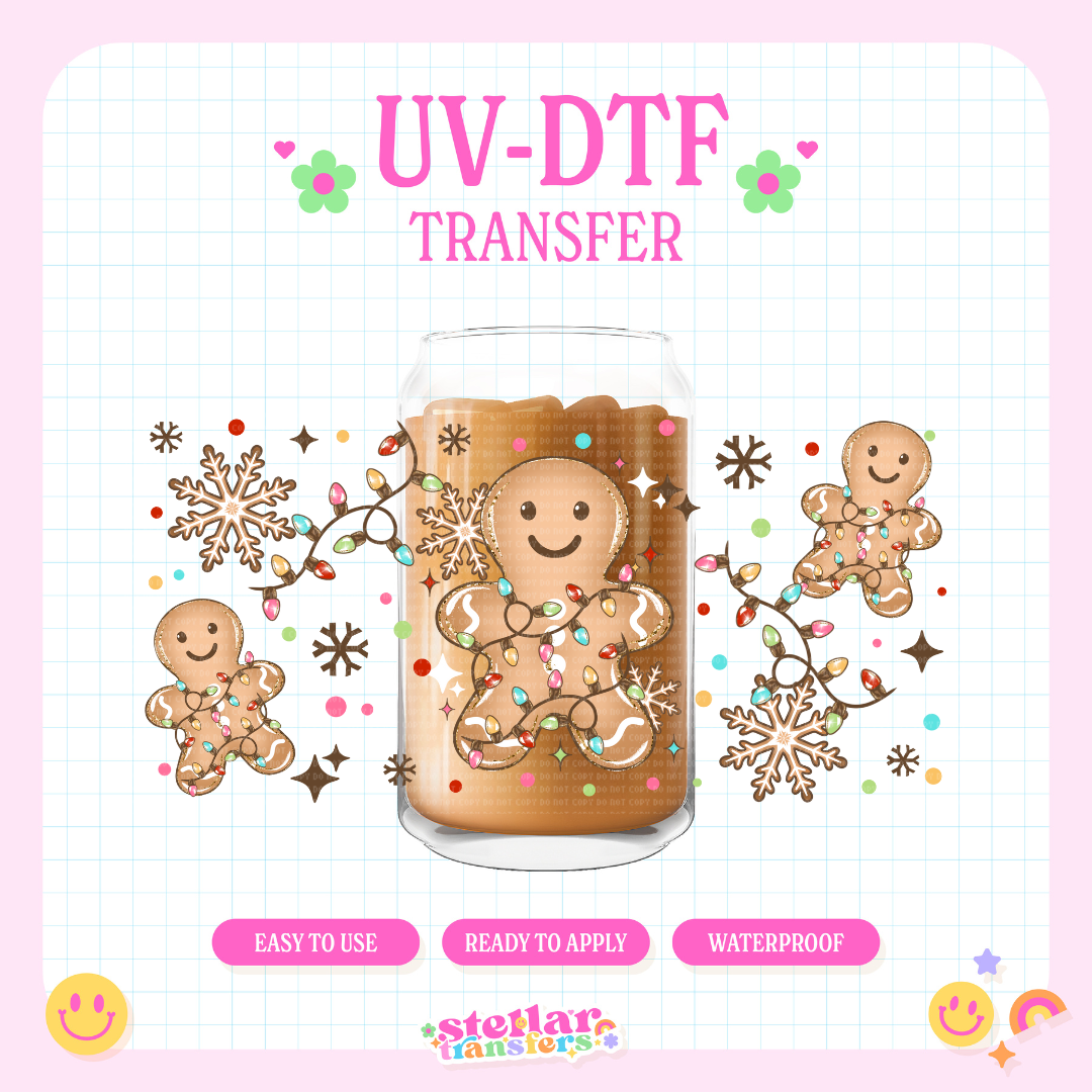 GINGER LIGHTS - 16 OZ UV DTF