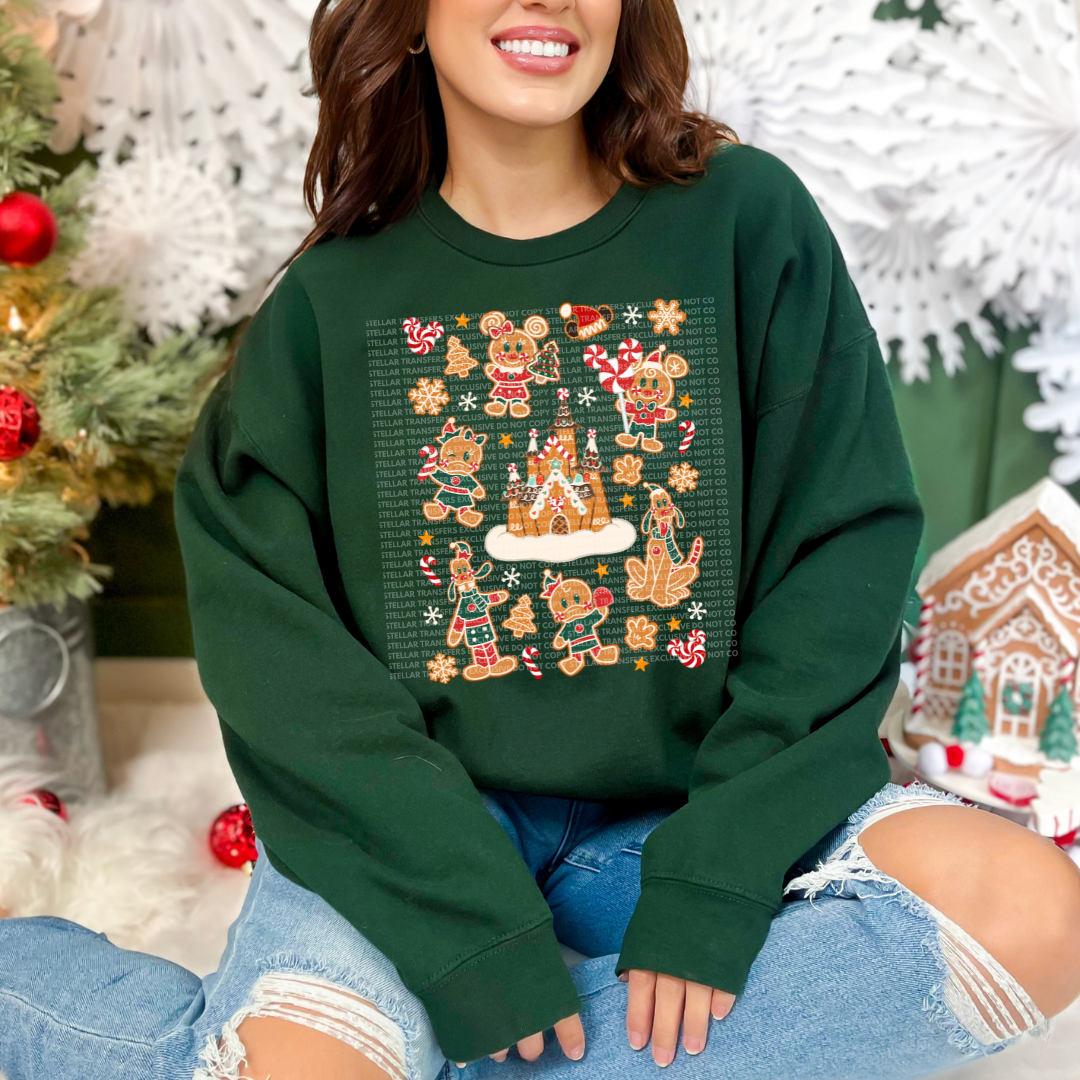 XMAS GINGERBREAD CREW EXCLUSIVE - CLEAR FILM SCREEN PRINT