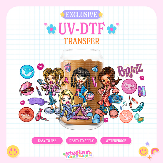 SLUMBER PARTY DOLLZ EXCLUSIVE - 16 OZ UV DTF WRAP
